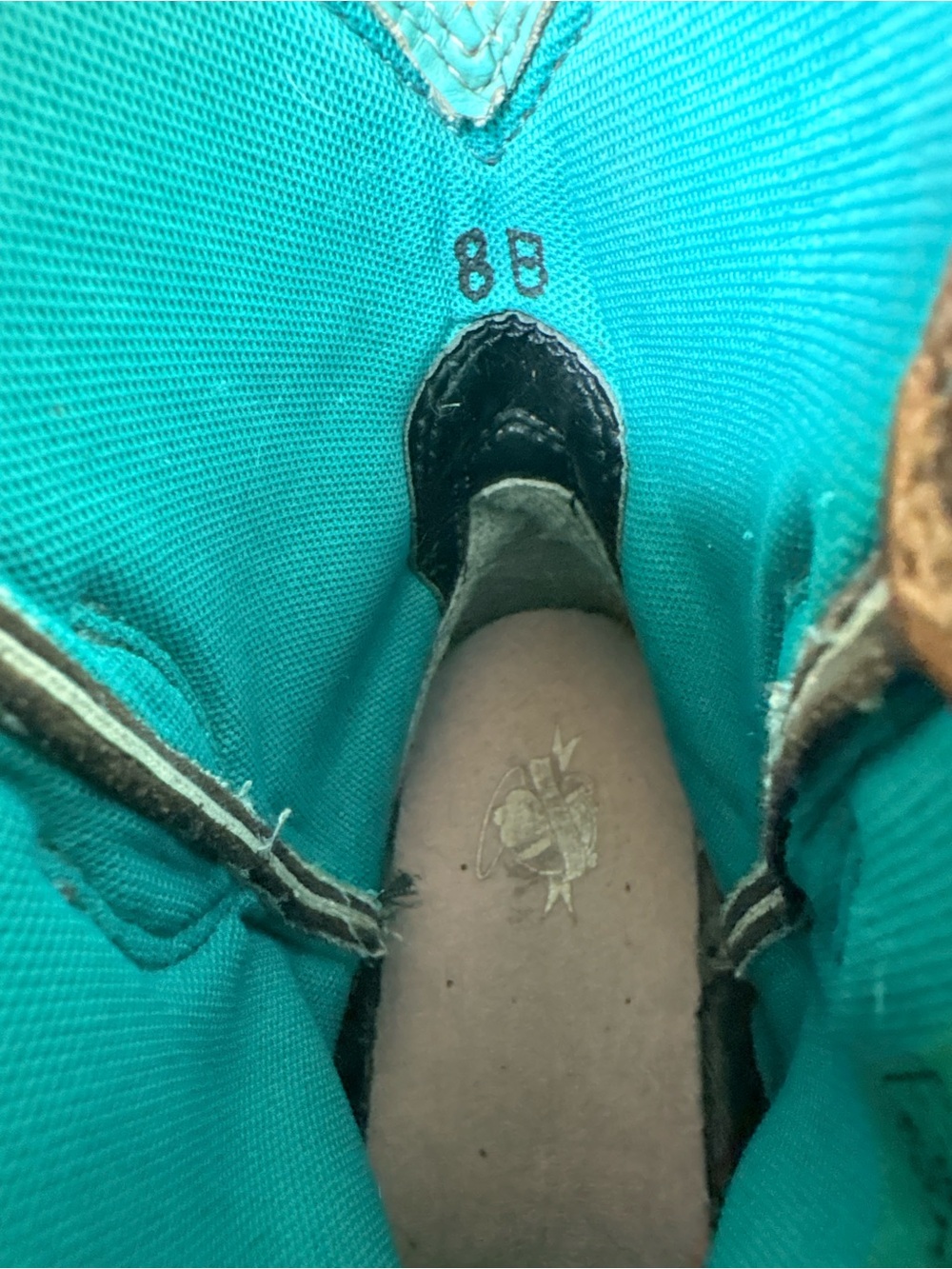 Ariat Fatbaby Cowgirl Brown And Teal Boots - Picture 9 of 12